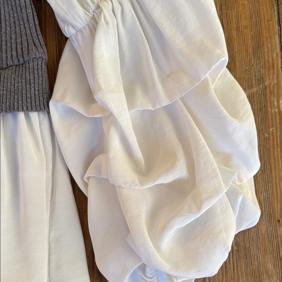 English Factory Ribbed Gray Sweater - Picture 4 of 5